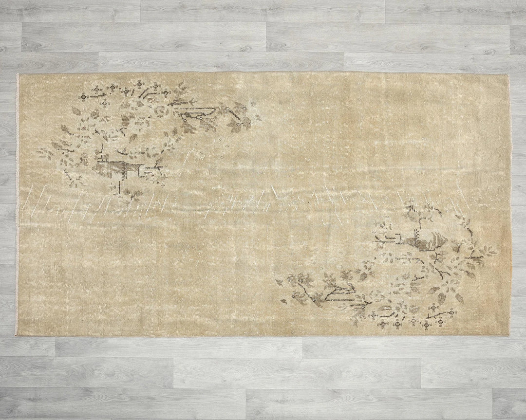 Multicolor Turkish Oushak Rug 3'6" x 6'5" Hand-Knotted | No. VR31071