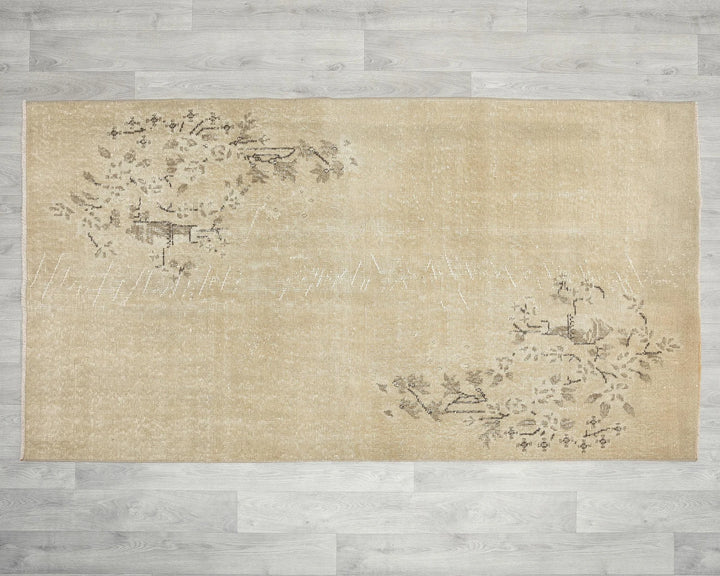 Multicolor Turkish Oushak Rug 3'6" x 6'5" Hand-Knotted | No. VR31071