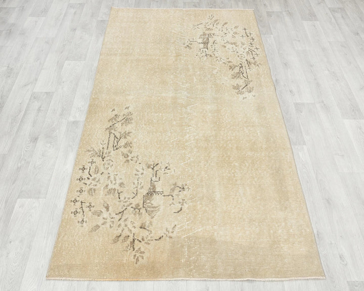 Multicolor Turkish Oushak Rug 3'6" x 6'5" Hand-Knotted | No. VR31071