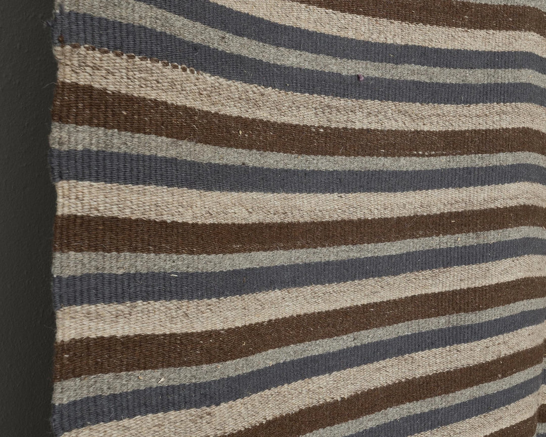 Brown Turkish Kilim Rug 9'10" x 13'1" Flat-Weave | No. VR31162