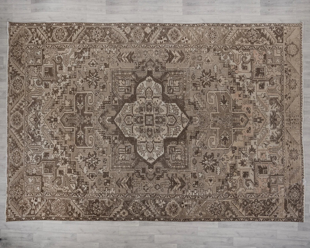 Multicolor Turkish Oushak Rug 9' 3" x 12' 4" Hand-Knotted view 9