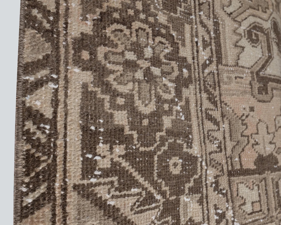 Multicolor Turkish Oushak Rug 9' 3" x 12' 4" Hand-Knotted close-up