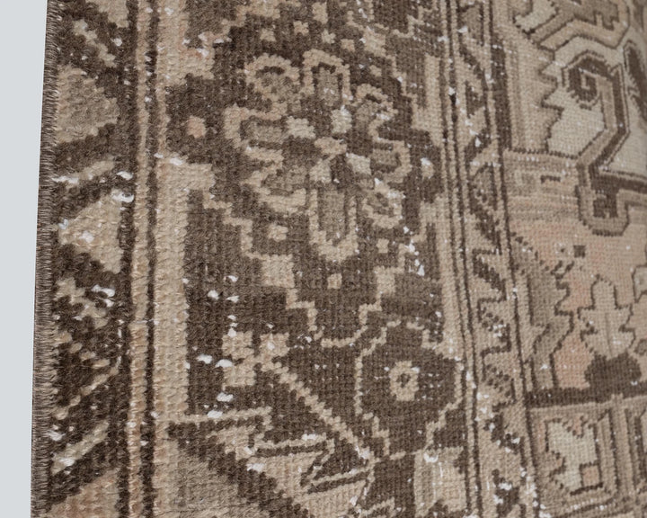 Multicolor Turkish Oushak Rug 9' 3" x 12' 4" Hand-Knotted close-up