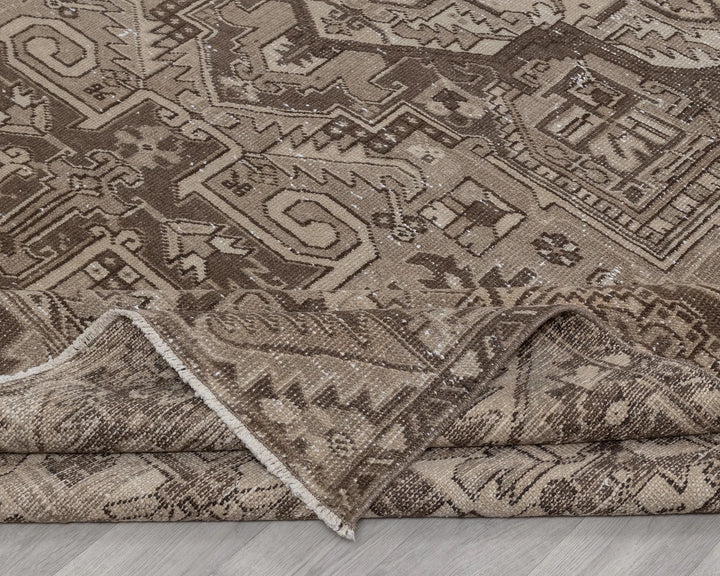 Multicolor Turkish Oushak Rug 9' 3" x 12' 4" Hand-Knotted field