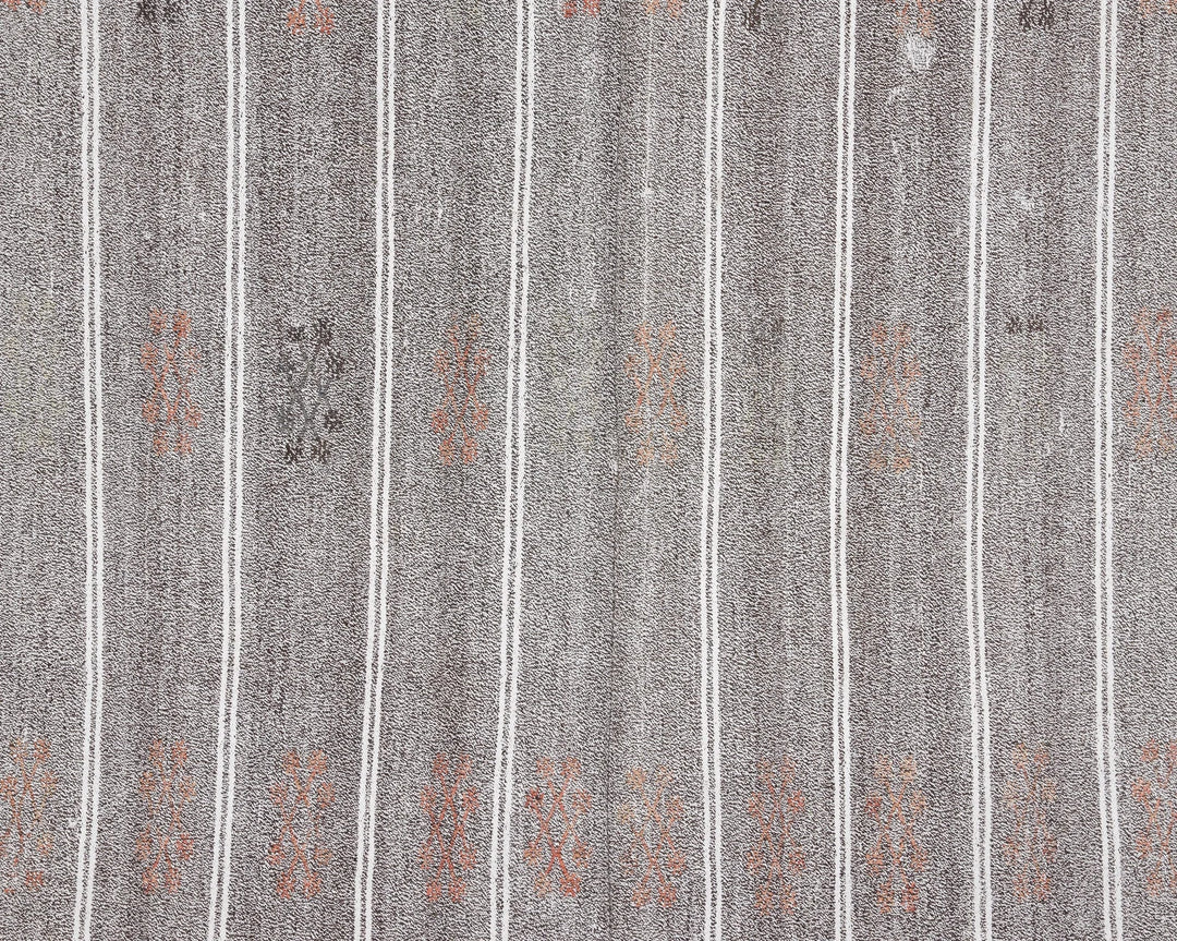 Gray Kilim Rug 6' 5" x 7' 2" | No. VR31336