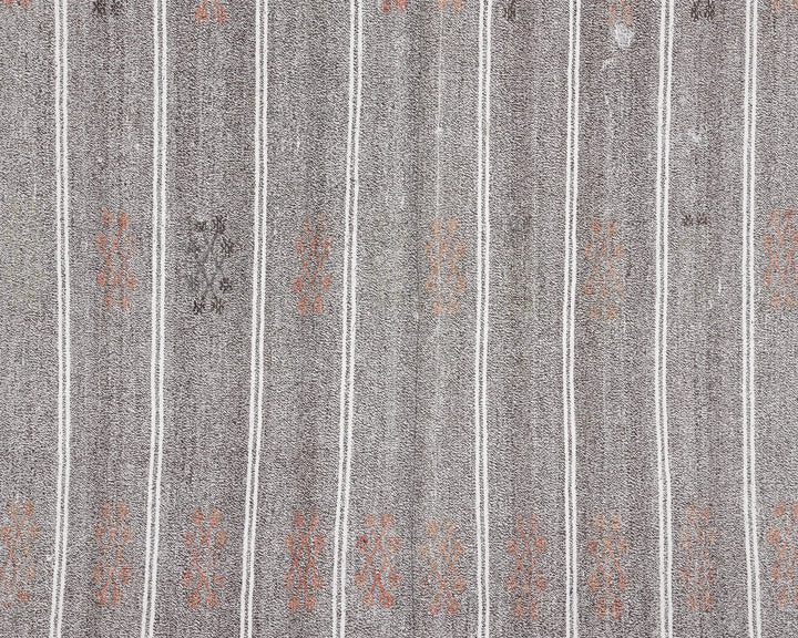 Gray Kilim Rug 6' 5" x 7' 2" | No. VR31336