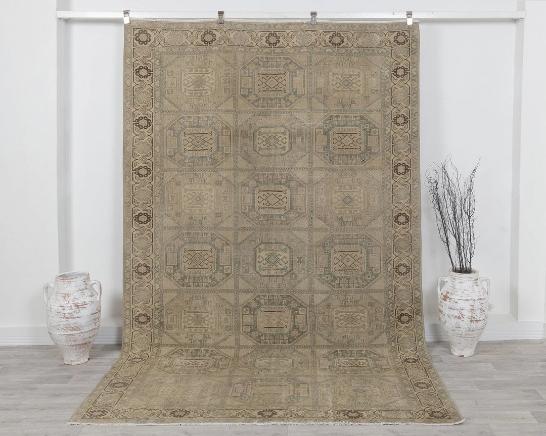 Rust Turkish Oushak Rug 6' x 10' Hand-Knotted | No. VR31695