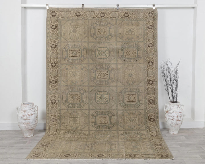 Rust Turkish Oushak Rug 6' x 10' Hand-Knotted | No. VR31695