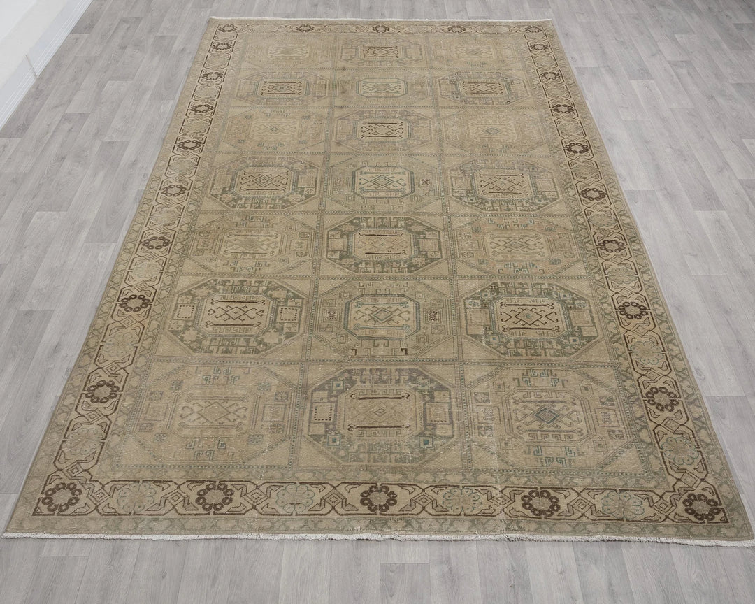 Rust Turkish Oushak Rug 6' x 10' Hand-Knotted | No. VR31695