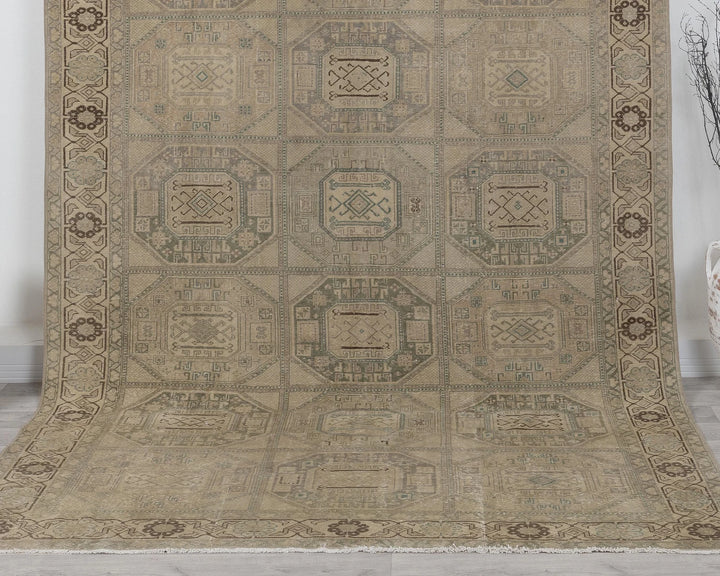 Rust Turkish Oushak Rug 6' x 10' Hand-Knotted | No. VR31695