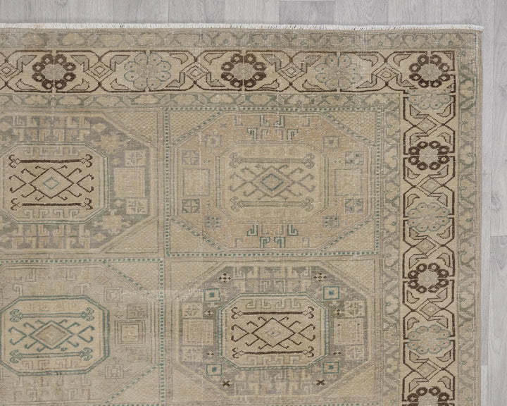 Rust Turkish Oushak Rug 6' x 10' Hand-Knotted | No. VR31695