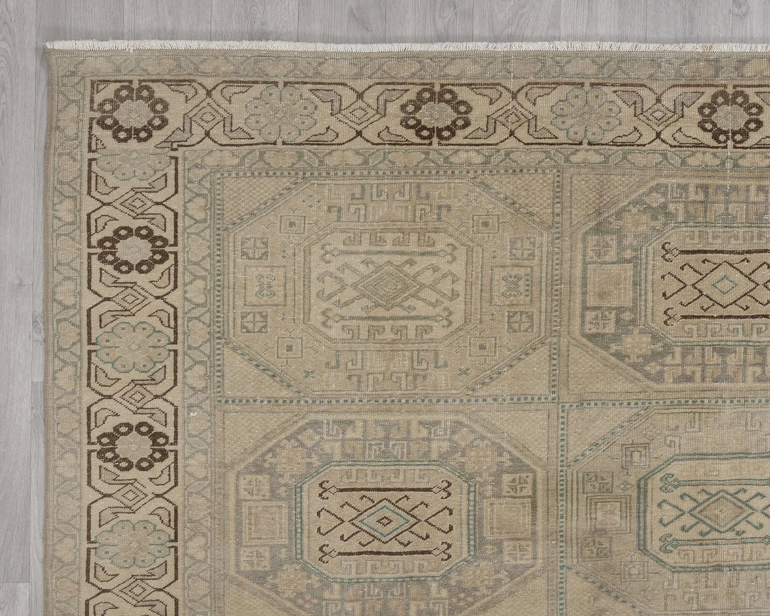 Rust Turkish Oushak Rug 6' x 10' Hand-Knotted | No. VR31695
