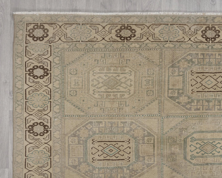 Rust Turkish Oushak Rug 6' x 10' Hand-Knotted | No. VR31695