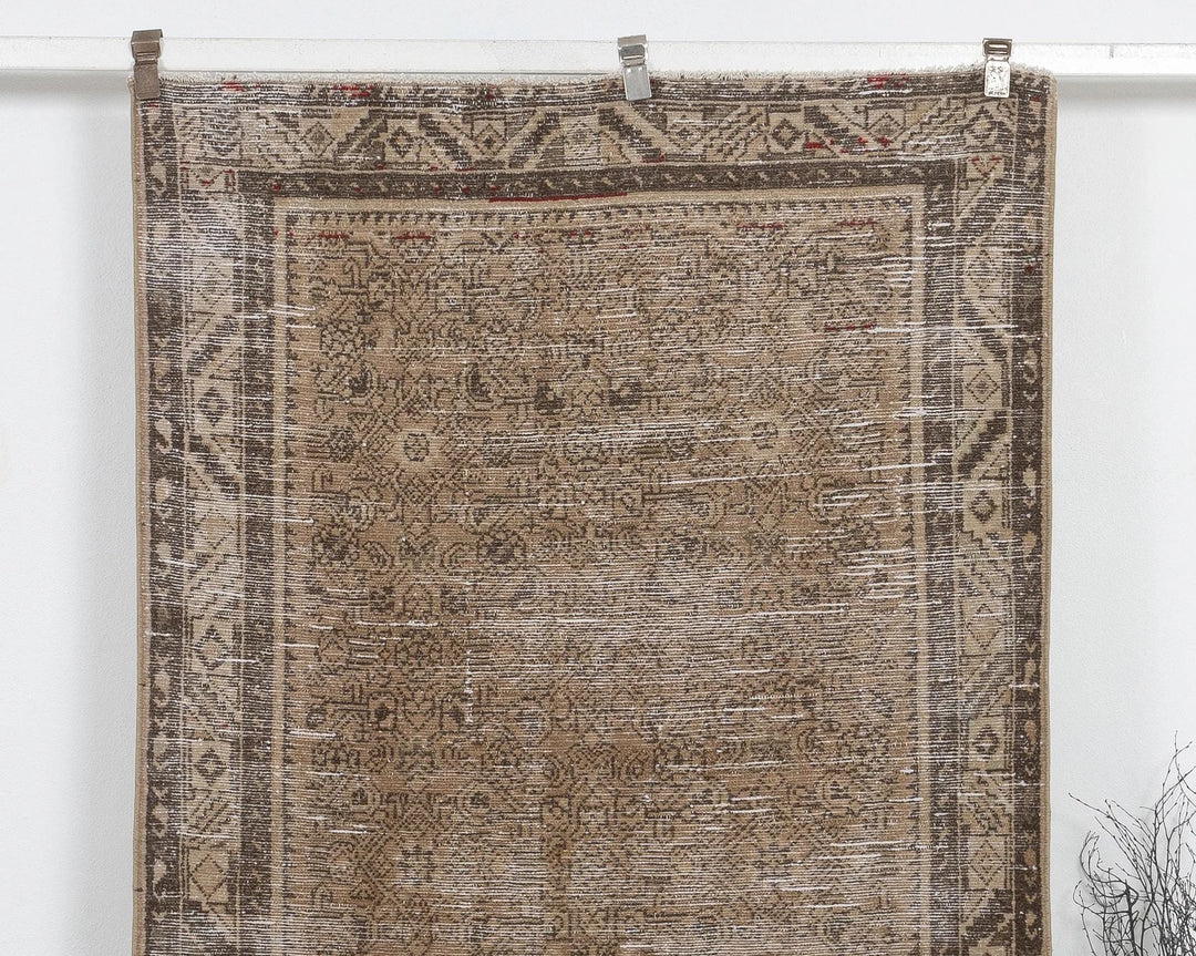 Multicolor Turkish Oushak Rug 4' x 9' 5" Hand-Knotted | No. VR31699
