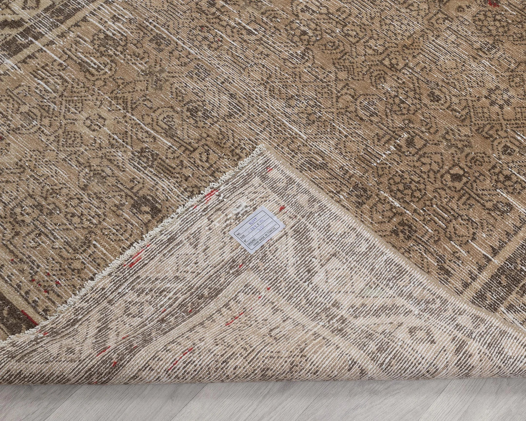 Multicolor Turkish Oushak Rug 4' x 9' 5" Hand-Knotted | No. VR31699