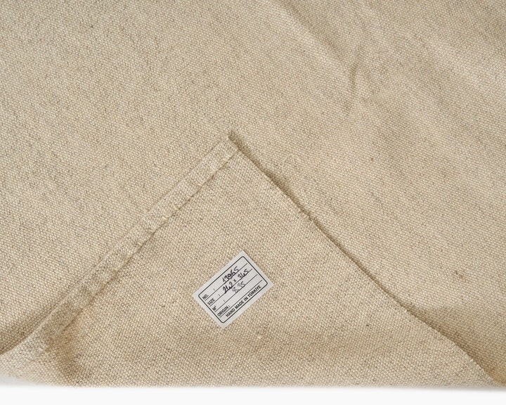 Beige Turkish Kilim Rug 7' 11" x 11' 4" Flat-Weave | No. VR31730