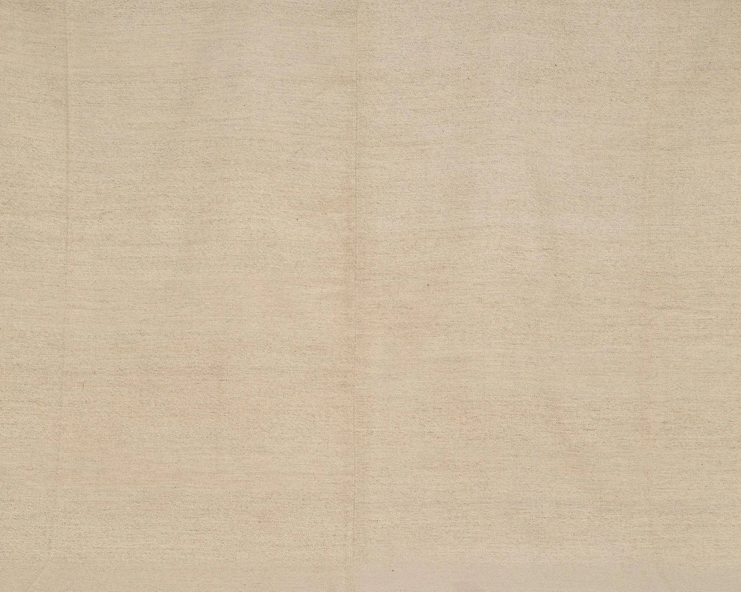 Beige Turkish Kilim Rug 7' 11" x 11' 4" Flat-Weave | No. VR31730