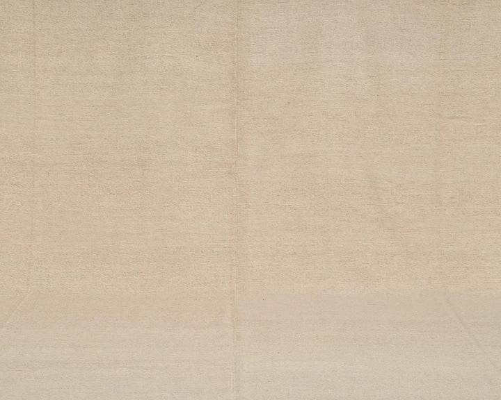 Beige Turkish Kilim Rug 7' 11" x 11' 4" Flat-Weave | No. VR31730