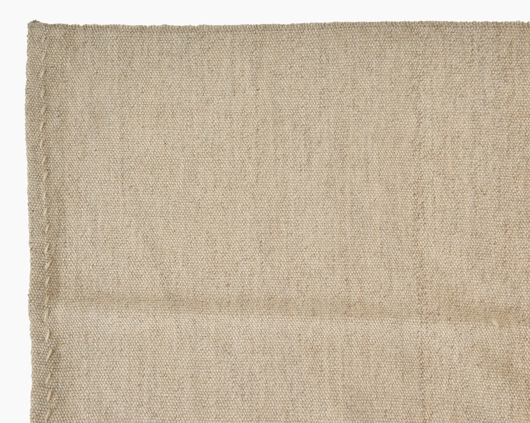 Beige Turkish Kilim Rug 7' 11" x 11' 4" Flat-Weave | No. VR31730