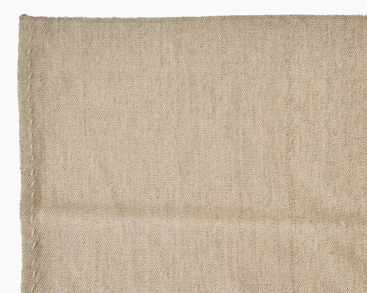 Beige Turkish Kilim Rug 7' 11" x 11' 4" Flat-Weave | No. VR31730
