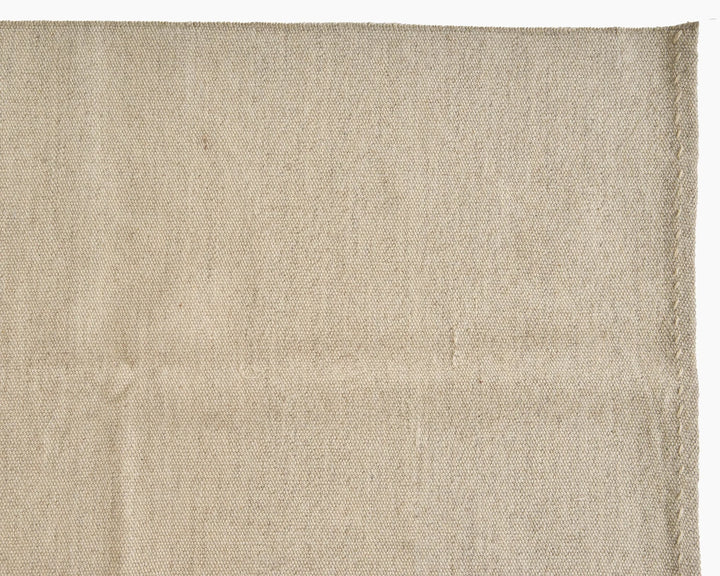 Beige Turkish Kilim Rug 7' 11" x 11' 4" Flat-Weave | No. VR31730