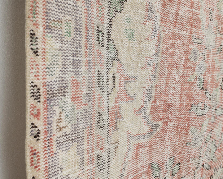 Multicolor Turkish Oushak Rug 6' 4" x 9' 6" Hand-Knotted | No. VR31782