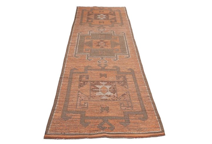 Multicolor Turkish Oushak Rug 3' 1" x 11' Hand-Knotted | No. VR31841