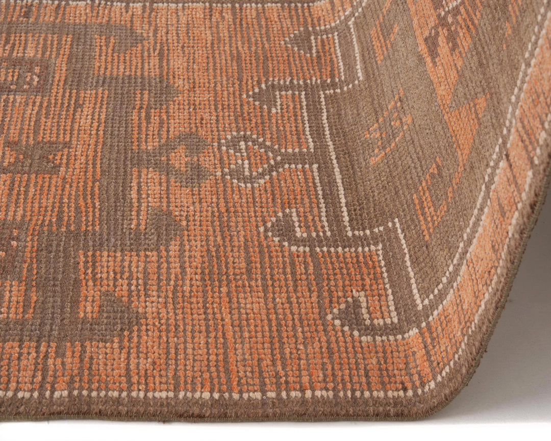 Multicolor Turkish Oushak Rug 3' 1" x 11' Hand-Knotted | No. VR31841