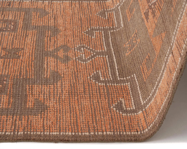 Multicolor Turkish Oushak Rug 3' 1" x 11' Hand-Knotted | No. VR31841
