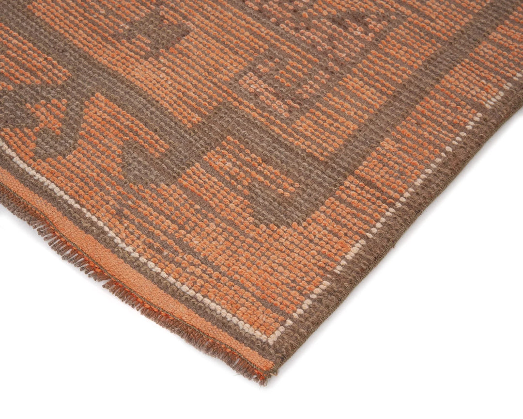 Multicolor Turkish Oushak Rug 3' 1" x 11' Hand-Knotted | No. VR31841