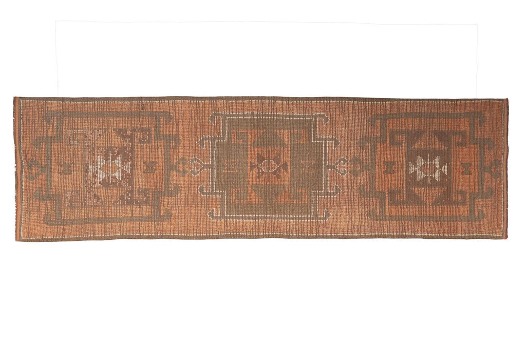 Multicolor Turkish Oushak Rug 3' 1" x 11' Hand-Knotted | No. VR31841