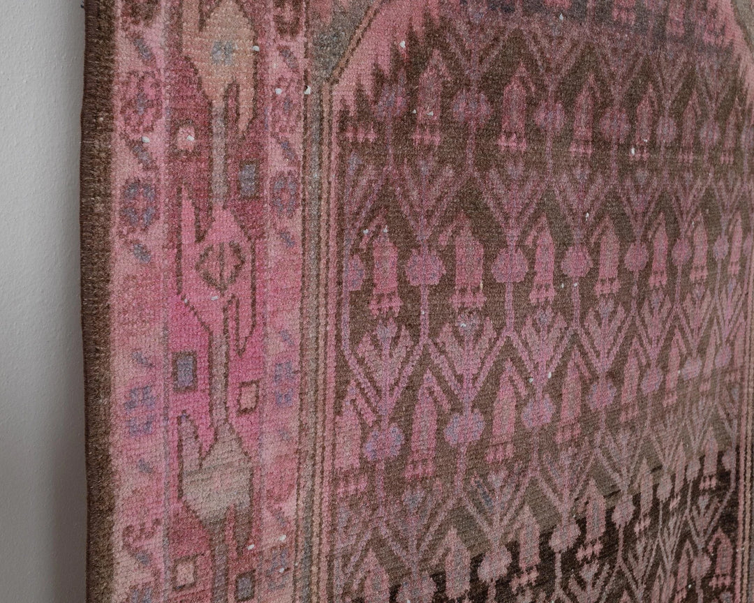 Multicolor Turkish Oushak Rug 3'6" x 12'2" Hand-Knotted | No. VR31845