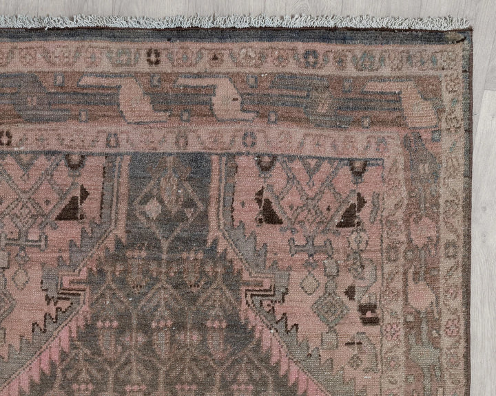 Multicolor Turkish Oushak Rug 3'6" x 12'2" Hand-Knotted | No. VR31845