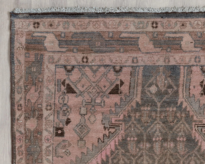 Multicolor Turkish Oushak Rug 3'6" x 12'2" Hand-Knotted | No. VR31845