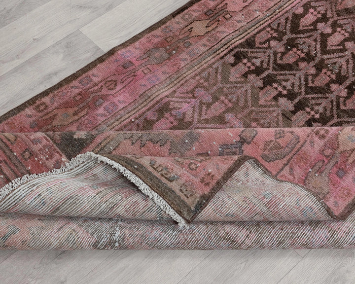 Multicolor Turkish Oushak Rug 3'6" x 12'2" Hand-Knotted | No. VR31845