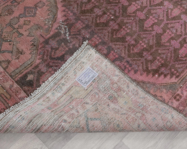 Multicolor Turkish Oushak Rug 3'6" x 12'2" Hand-Knotted | No. VR31845