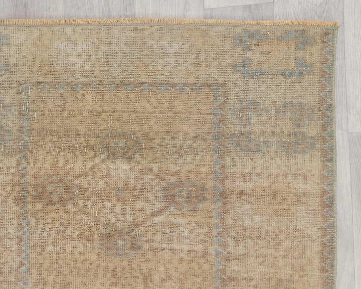 Multicolor Turkish Oushak Rug 2'6" x 8'5" Hand-Knotted | No. VR31870