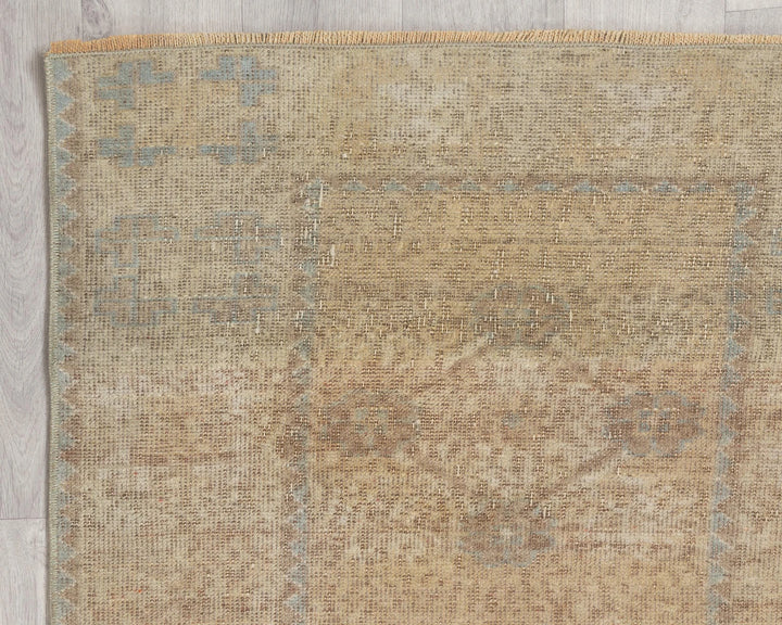 Multicolor Turkish Oushak Rug 2'6" x 8'5" Hand-Knotted | No. VR31870
