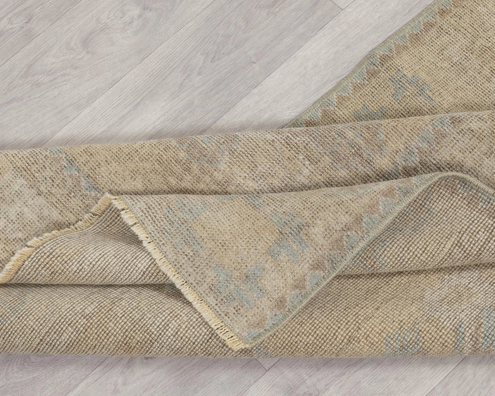 Multicolor Turkish Oushak Rug 2'6" x 8'5" Hand-Knotted | No. VR31870