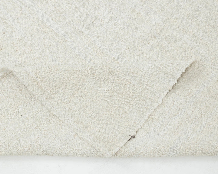 White Turkish Kilim Rug 10' 2" x 12' 6" Flat-Weave | No. VR32125