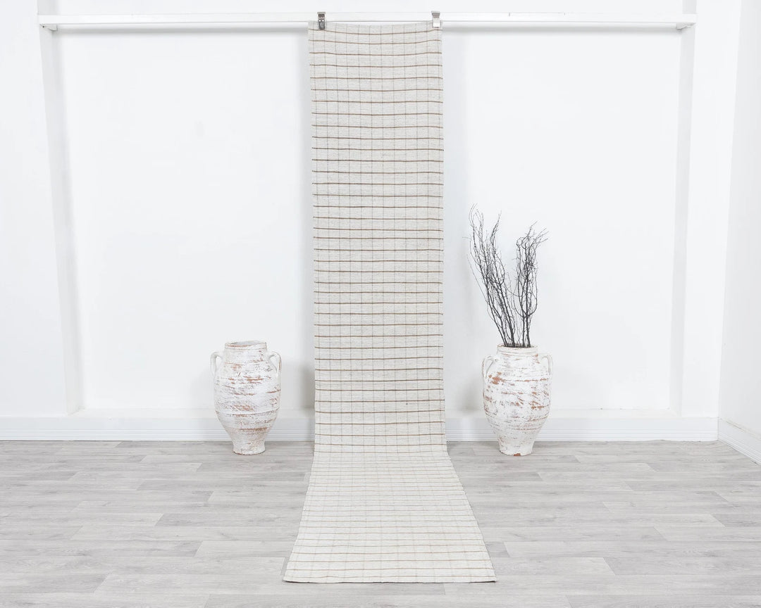 White Runner Rug 2' x 11' 2" | No. VR32156