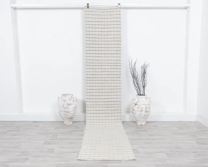 White Runner Rug 2' x 11' 2" | No. VR32156