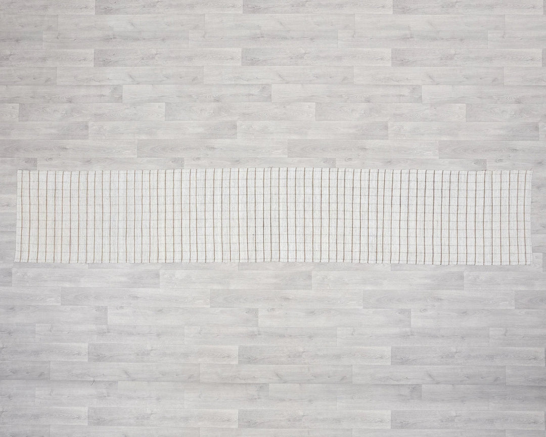 White Runner Rug 2' x 11' 2" | No. VR32156