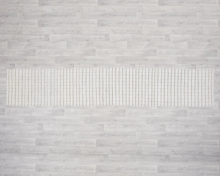 White Runner Rug 2' x 11' 2" | No. VR32156