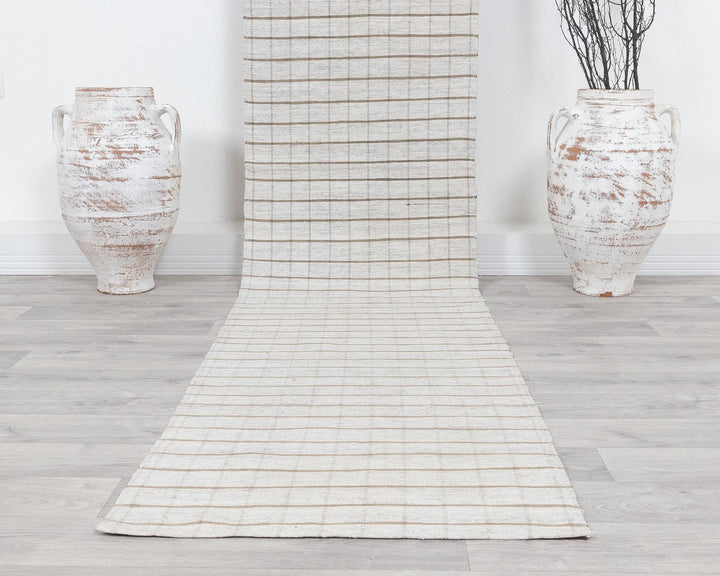 White Runner Rug 2' x 11' 2" | No. VR32156