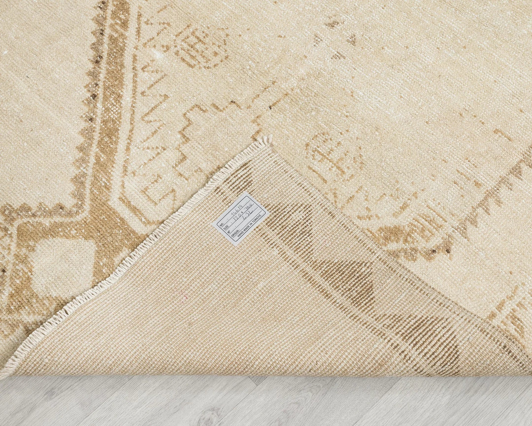 Beige Runner Rug 3' 11" x 11' 10" | No. VR32256