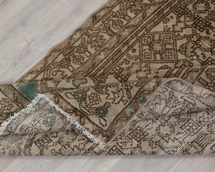Rust Turkish Oushak Rug 3' 5" x 10' Hand-Knotted | No. VR32387