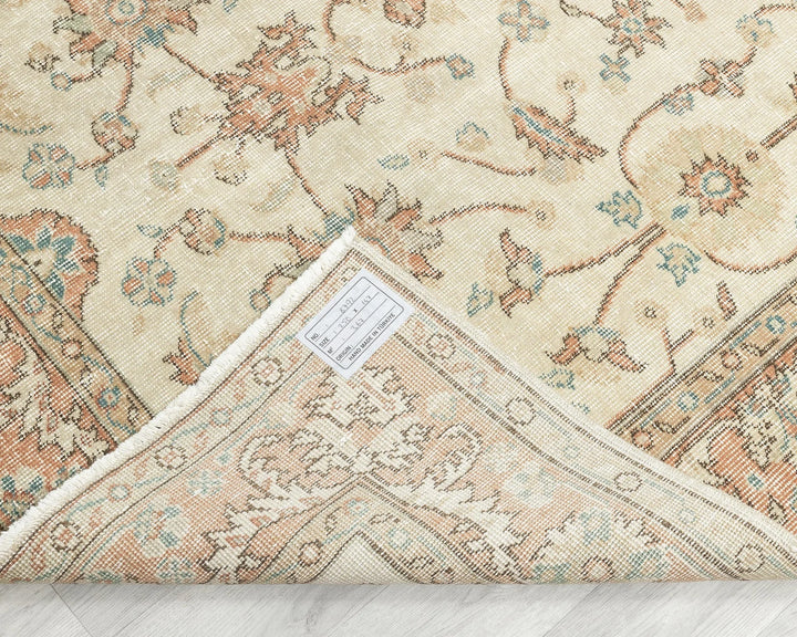Multicolor Turkish Oushak Rug 4'10" x 8'2" Hand-Knotted | No. VR32546