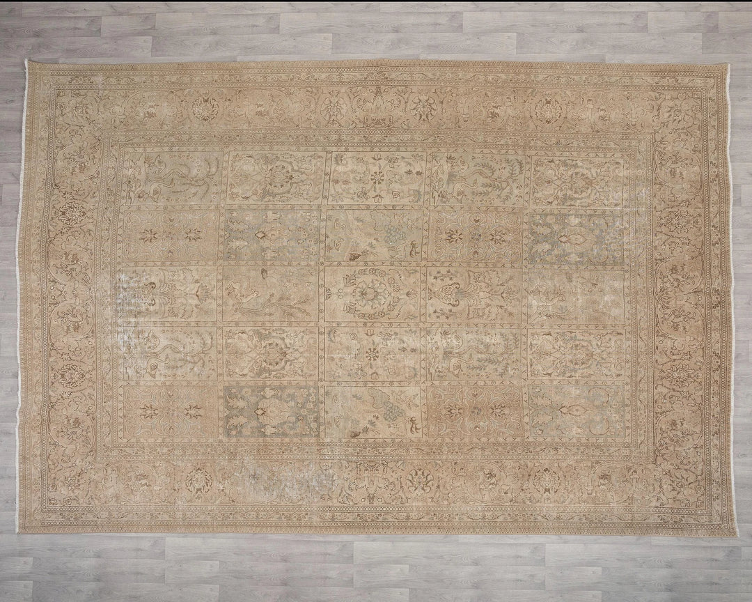 Multicolor Turkish Oushak Rug 8' 8" x 12' 6" Hand-Knotted view 9