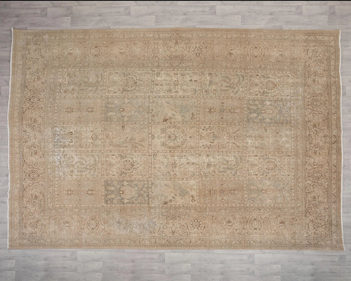 Multicolor Turkish Oushak Rug 8' 8" x 12' 6" Hand-Knotted view 9